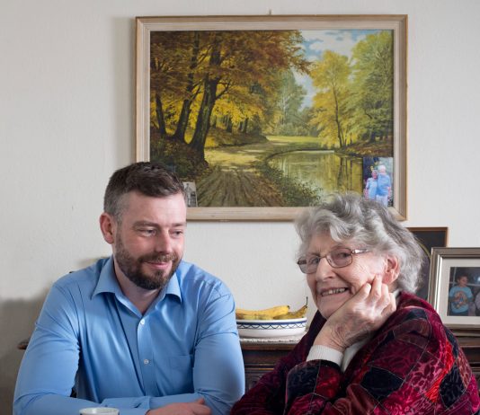How we live together: the 92-year-old and her grandson